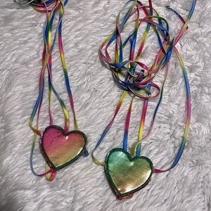 Rainbow Heart club exx dolls kill pasties Set